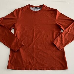 Murano Men's Burnt Orange Long Sleeve Tee